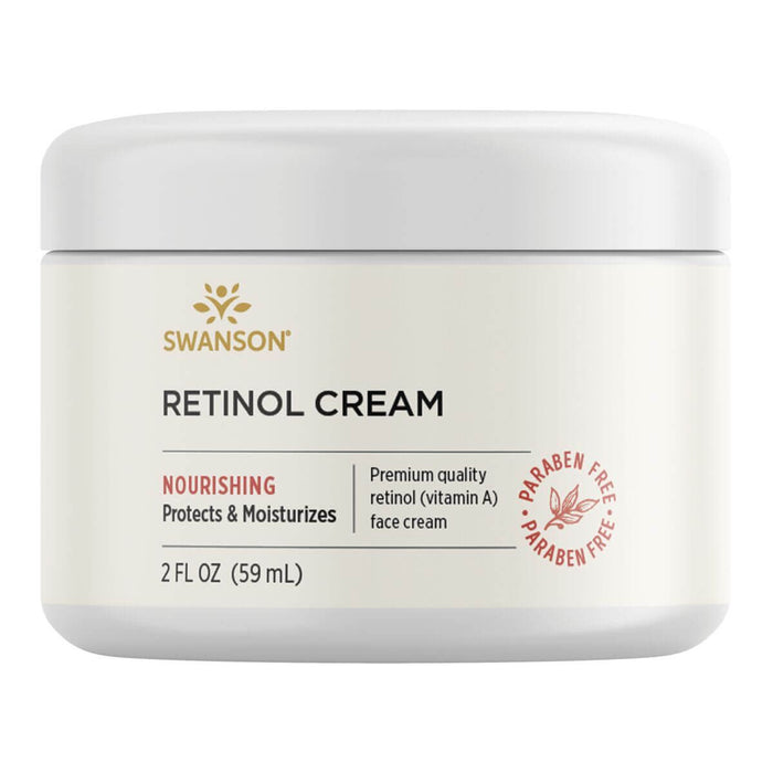 Swanson Retinol Cream 2 fl oz (59 ml) - Skin Care at MySupplementShop by Swanson