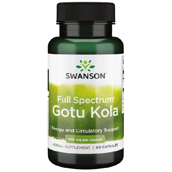 Swanson Full Spectrum Gotu Kola 435 mg 60 Capsules