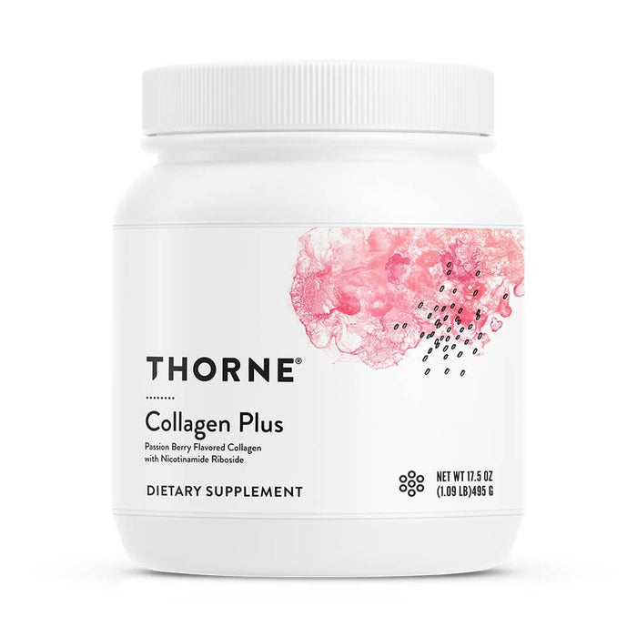 Thorne Research Collagen Plus 17.5 oz (495g) Passion Berry Flavoured - Hair, Skin & Nails at MySupplementShop by Thorne