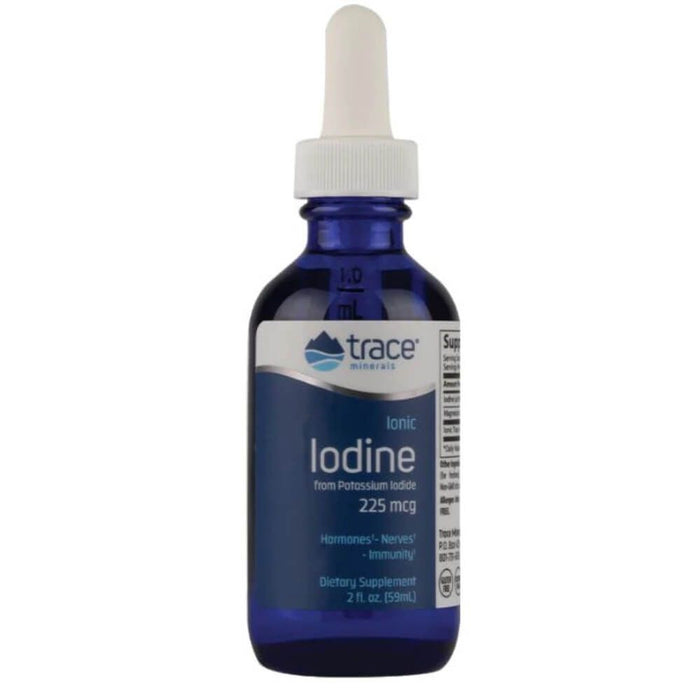 Trace Minerals Ionic Iodine from Potassium Iodide 225mcg 2 fl oz (59 ml) - Vitamins & Minerals at MySupplementShop by Trace Minerals