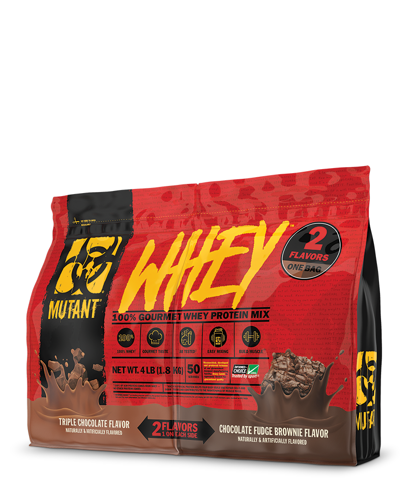 Mutant Whey Dual Chamber Chocolate & Choc Brownie 1.8kg | High-Quality Protein | MySupplementShop.co.uk
