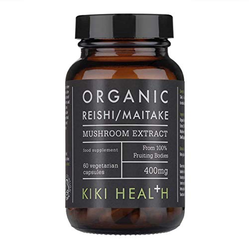 KIKI Health Organic Maitake & Reishi Extract Blend 60 Vegicaps | High-Quality Vitamins & Supplements | MySupplementShop.co.uk