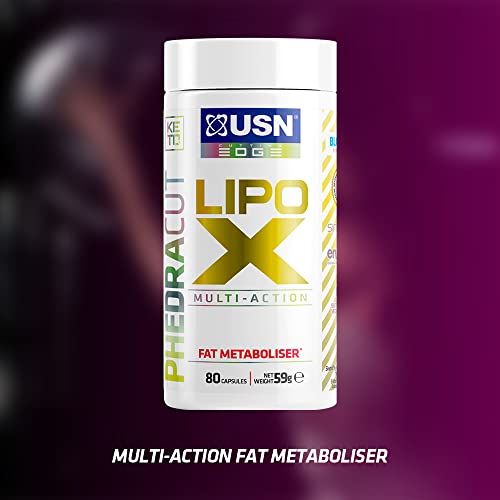 USN Lipo X PhedraCut: Fat Metaboliser High Stimulant Energy Reach For Your Dieting Goals With Our Weight Management and Toning Supplements | High-Quality Fat Burners | MySupplementShop.co.uk