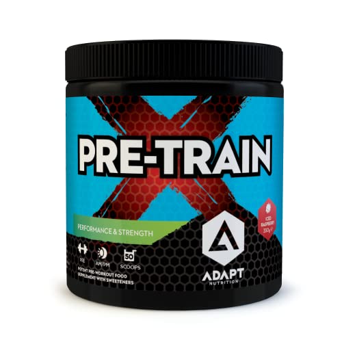 Adapt Nutrition PreTRAIN X 350g Iced Raspberry | High-Quality Health Foods | MySupplementShop.co.uk