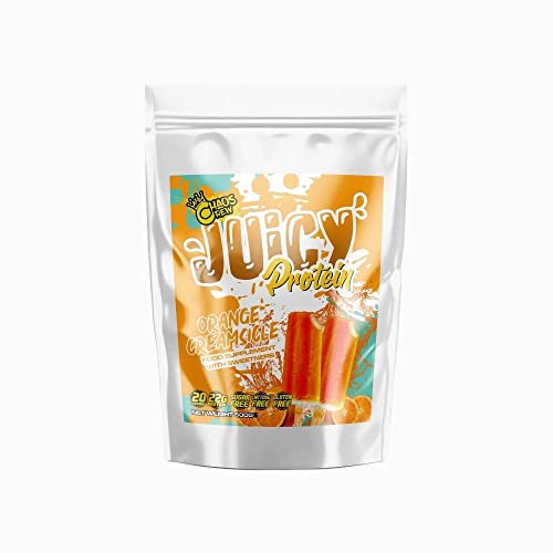 Chaos Crew Juicy Protein Orange Creamsicle 500g | High-Quality Protein Bars | MySupplementShop.co.uk