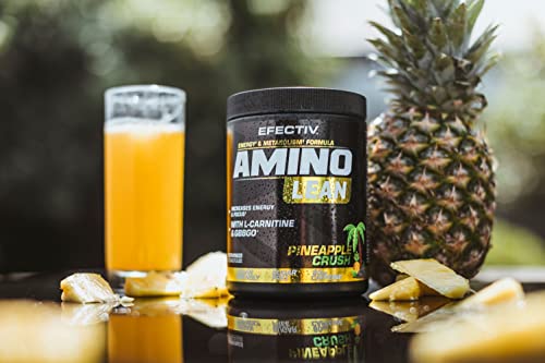 Efectiv Nutrition Amino Lean 240g Pineapple | High-Quality Amino Acids and BCAAs | MySupplementShop.co.uk
