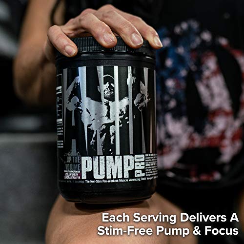 Animal Pump Pro Powder - Non Stimulant Preworkout - Pump & Cell volumization with Added Sea Salt for Electrolytes - 20 Servings - Strawberry Lemonade | High-Quality Sports Supplements | MySupplementShop.co.uk