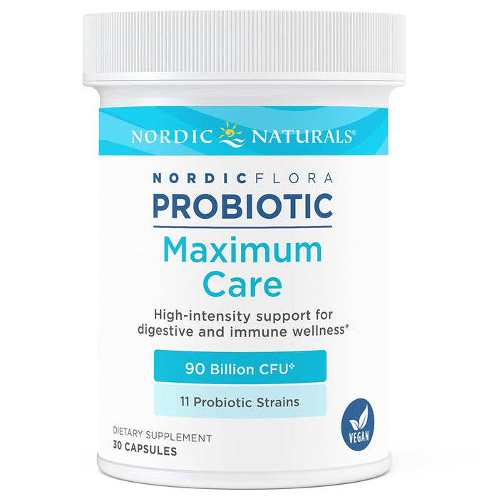 Nordic Flora Probiotic Maximum Care - 30 vcaps | High-Quality Bacterial Cultures | MySupplementShop.co.uk