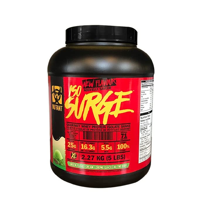 Mutant Iso Surge, Green Tea Ice Cream - 2270 grams | High-Quality Protein | MySupplementShop.co.uk