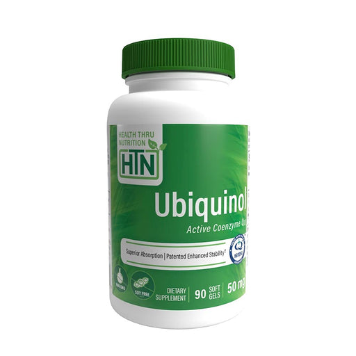 Health Thru Nutrition Ubiquinol, 50mg - 90 softgels | High-Quality Multiminerals | MySupplementShop.co.uk