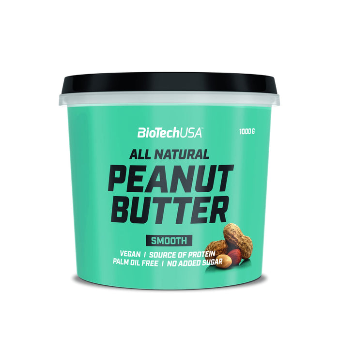 BioTechUSA Peanut Butter, Smooth - 1000g - Combination Multivitamins & Minerals at MySupplementShop by BioTechUSA