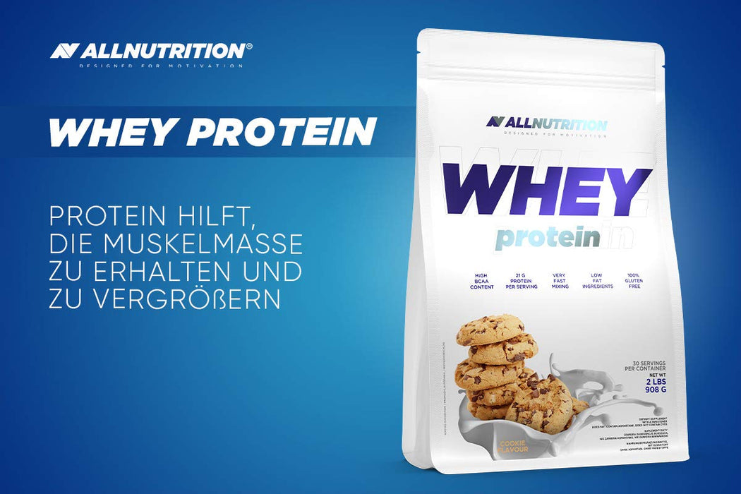 Allnutrition Whey Protein, Cookie - 2270 grams | High-Quality Protein | MySupplementShop.co.uk