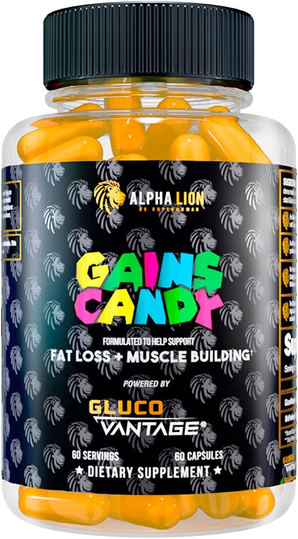 Alpha Lion Gains Candy Glucovantage 60Caps | High-Quality Sports Nutrition | MySupplementShop.co.uk