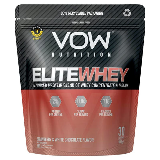 VOW Nutrition Elite Whey Protein - 900g, 30 Servings, Informed Sports - Sports Nutrition at MySupplementShop by VOW Nutrition