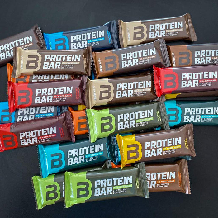 BioTechUSA Protein Bar, Banana - 16 x 70g | High-Quality Health Foods | MySupplementShop.co.uk