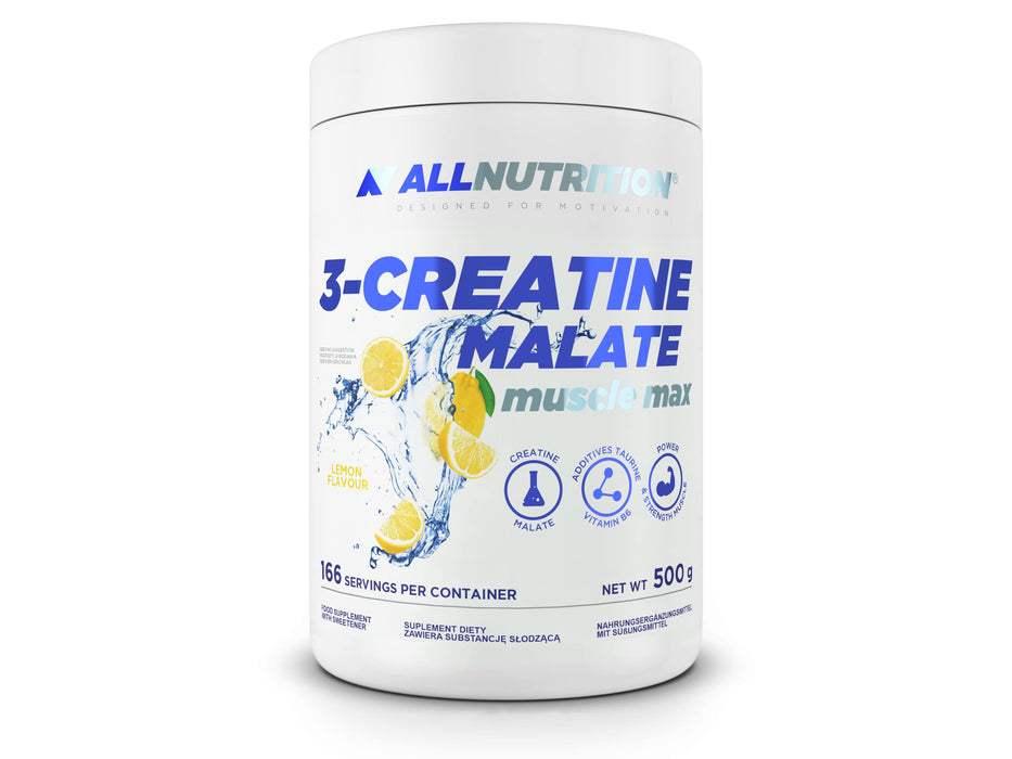 Allnutrition 3-Creatine Malate, Lemon - 500 grams | High-Quality Creatine Supplements | MySupplementShop.co.uk