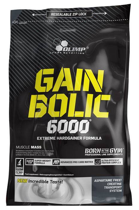 Olimp Nutrition Gain Bolic 6000, Cookies Cream - 1000 grams 10 Servings - Default Title - Weight Gainers & Carbs at MySupplementShop by Olimp Nutrition