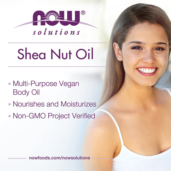 NOW Foods Shea Nut Oil, Liquid - 473 ml. - Health and Wellbeing at MySupplementShop by NOW Foods