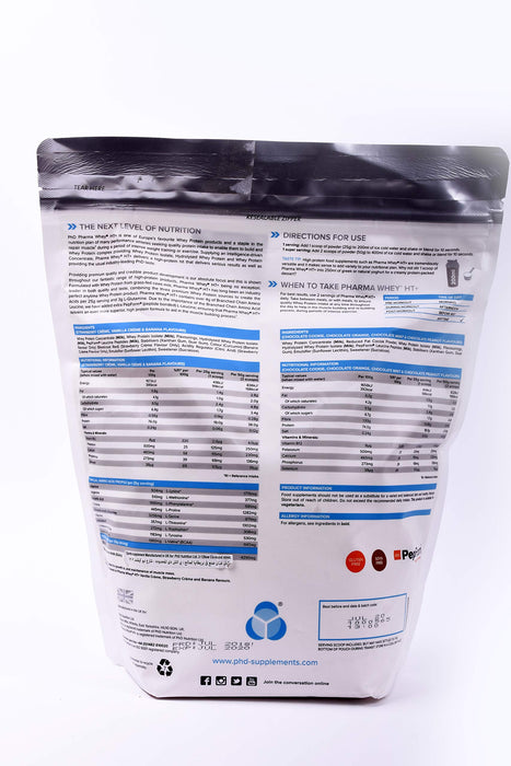 PhD Whey Isolate, Strawberry Delight - 908 grams | High-Quality Protein | MySupplementShop.co.uk