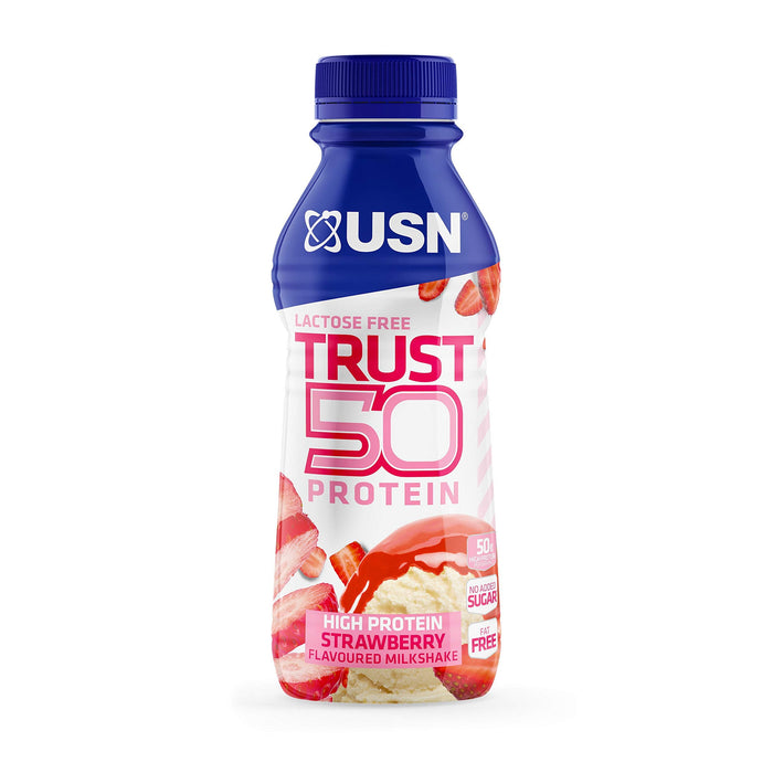 USN TRUST Protein 50 6x500ml Strawberry | High-Quality Health Personal Care | MySupplementShop.co.uk
