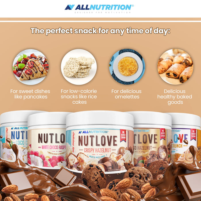 Allnutrition Nutlove, Crispy Cookie - 500g | High-Quality Sandwich | MySupplementShop.co.uk