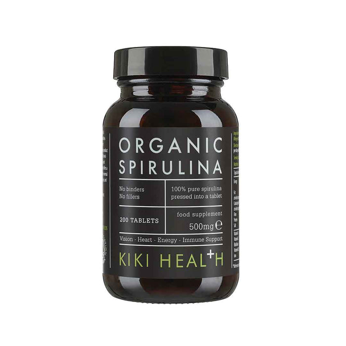 Kiki Health Organic Spirulina Tablets 200 Tablets - Health and Wellbeing at MySupplementShop by Kiki Health