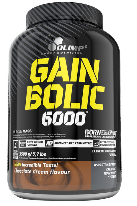 Olimp Nutrition Gain Bolic 6000, Chocolate - 3500 grams - Default Title - Weight Gainers & Carbs at MySupplementShop by Olimp Nutrition