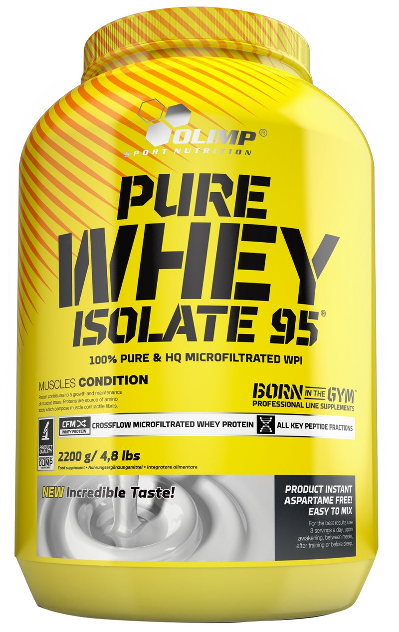 Olimp Nutrition Pure Whey Isolate 95, Strawberry - 2200 grams | High-Quality Protein | MySupplementShop.co.uk