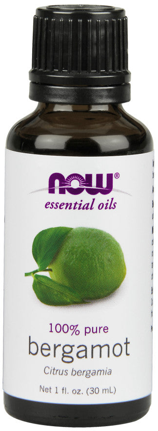 NOW Foods Essential Oil, Bergamot Oil - 30 ml. | High-Quality Essential Oil Blends | MySupplementShop.co.uk