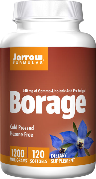 Jarrow Formulas Borage GLA-240 - 120 softgels - Health and Wellbeing at MySupplementShop by Jarrow Formulas