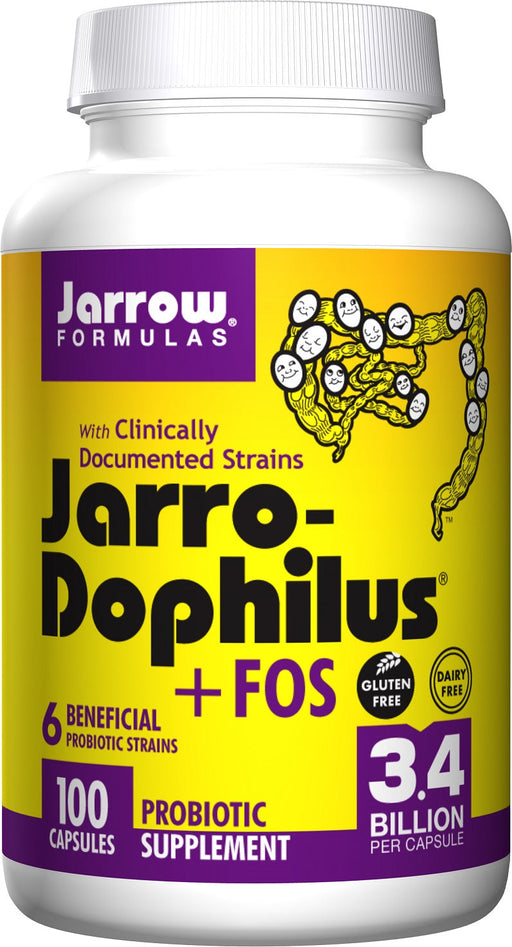 Jarro-Dophilus + FOS - 100 caps | High-Quality Health and Wellbeing | MySupplementShop.co.uk
