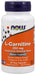 NOW Foods L-Carnitine, 250mg - 60 vcaps | High-Quality Amino Acids and BCAAs | MySupplementShop.co.uk