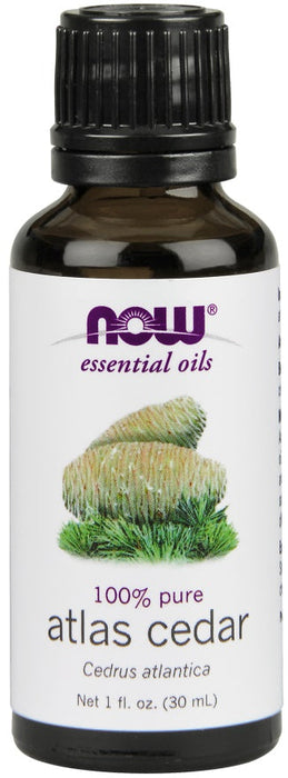 NOW Foods Essential Oil, Atlas Cedar Oil - 30 ml. - Health and Wellbeing at MySupplementShop by NOW Foods