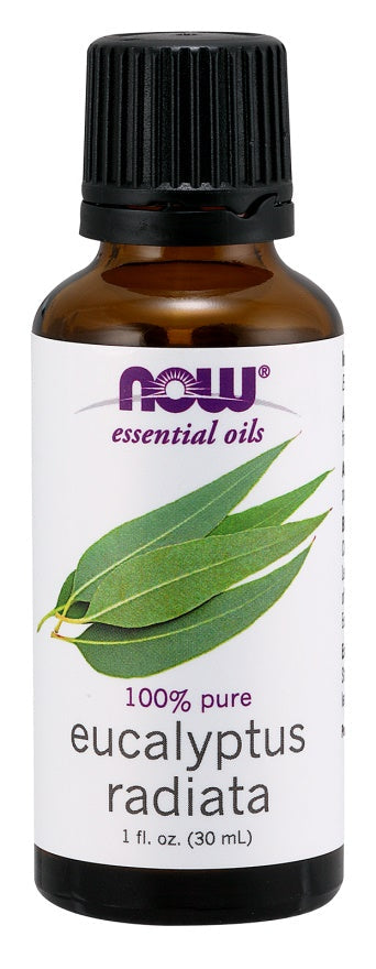 NOW Foods Essential Oil, Eucalyptus Radiata Oil - 30 ml. | High-Quality Health and Wellbeing | MySupplementShop.co.uk