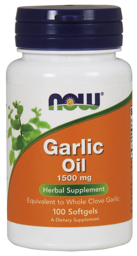 NOW Foods Garlic Oil, 1500mg - 100 softgels | High-Quality Health and Wellbeing | MySupplementShop.co.uk