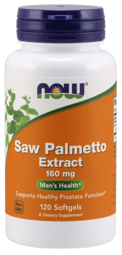 NOW Foods Saw Palmetto Extract, 160mg - 120 softgels | High-Quality Health and Wellbeing | MySupplementShop.co.uk