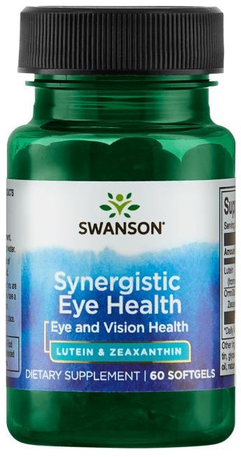 Swanson Synergistic Eye Health Lutein & Zeaxanthin - 60 softgels | High-Quality Sports Supplements | MySupplementShop.co.uk