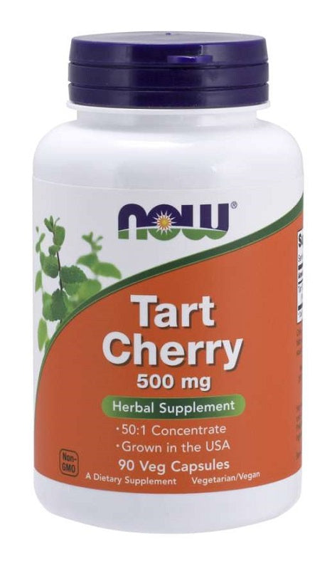 NOW Foods Tart Cherry, 500mg - 90 vcaps | High-Quality Health and Wellbeing | MySupplementShop.co.uk