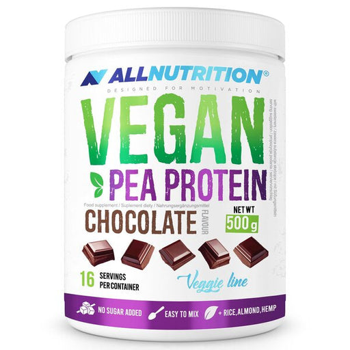 Allnutrition Vegan Pea Protein, Chocolate - 500g - Combination Multivitamins &amp; Minerals at MySupplementShop by Allnutrition