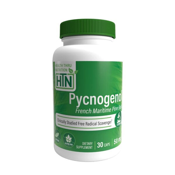 Health Thru Nutrition Pycnogenol, 50mg - 30 vcaps - Sports Supplements at MySupplementShop by Health Thru Nutrition