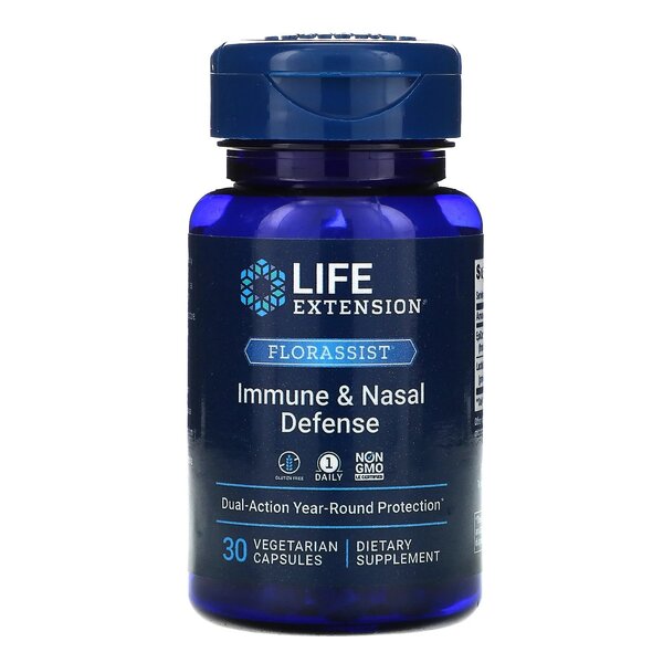 Life Extension Florassist Immune & Nasal Defense - 30 vcaps - Health and Wellbeing at MySupplementShop by Life Extension