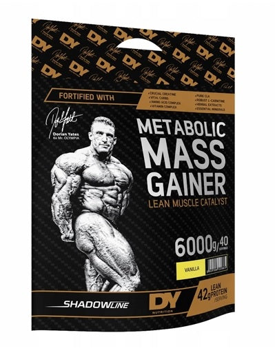 Dorian Yates Metabolic Mass Gainer, Vanilla - 6000 grams | High-Quality Creatine Supplements | MySupplementShop.co.uk