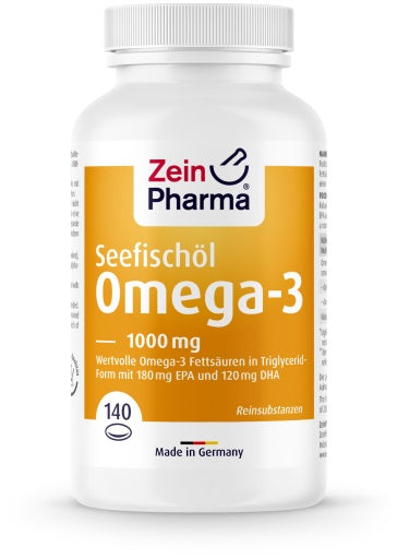 Zein Pharma Omega-3, 1000mg - 140 caps | High-Quality Health and Wellbeing | MySupplementShop.co.uk