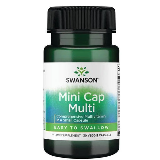 Swanson Mini Cap Multi - 30 vcaps | High-Quality Vitamins & Minerals | MySupplementShop.co.uk