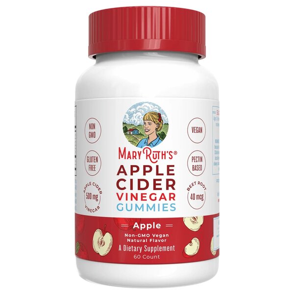 MaryRuth Organics Apple Cider Vinegar Gummies, Apple - 60 gummies | High-Quality Sports Supplements | MySupplementShop.co.uk