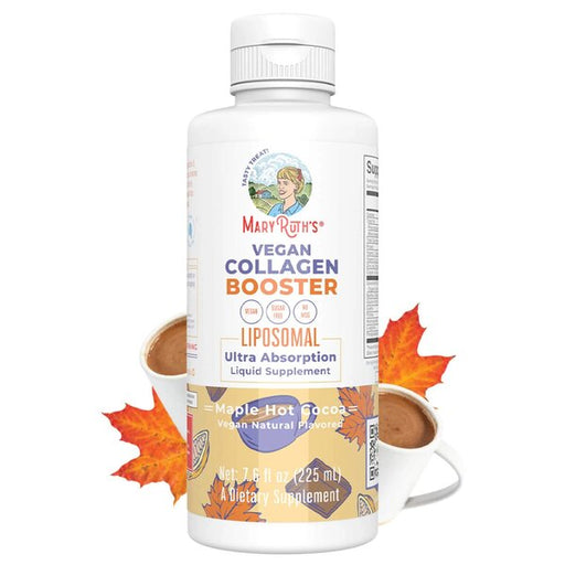 MaryRuth Organics Vegan Collagen Booster Liposomal, Maple Hot Cocoa - 225 ml. | High-Quality Sports Supplements | MySupplementShop.co.uk