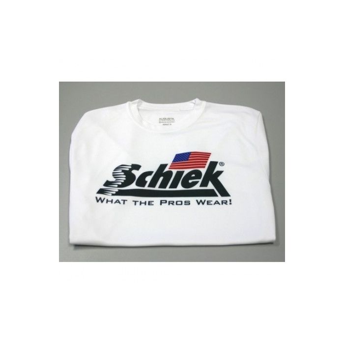 Schiek Men's Poly HD T-Shirt - White